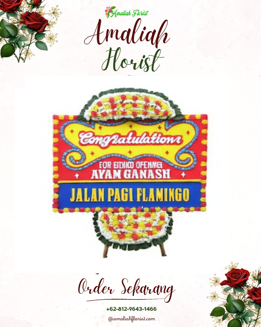 Sewa Papan Bunga Mayangan